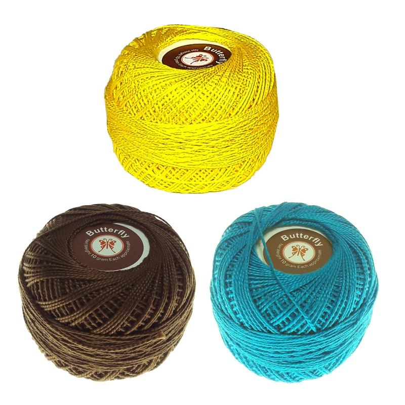نخ خیاطی باترفلای مدل عمامه کد Y5698Y بسته 3 عددی