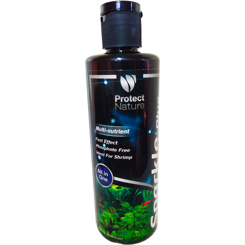 کود محلول آبزیان پروتکت نیچر مدل اسپارکل پلاس حجم 250 میلی لیتر