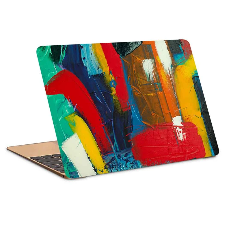 استیکر لپ تاپ طرح paint canvas abstraction کد P-885 مناسب برای لپ تاپ 15.6 اینچ