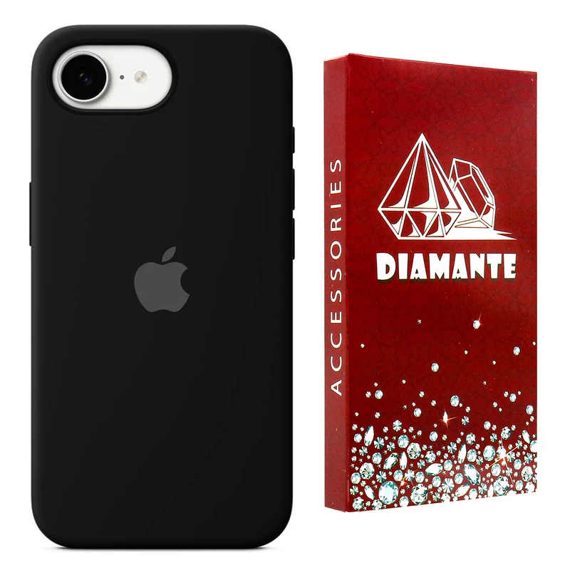 کاور دیامانته مدل سیلیکون مناسب برای گوشی موبایل اپل iPhone 16E