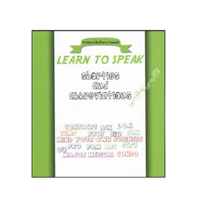 کتاب Learn to Speak Shorties and Abbreviations اثر Parva Amani انتشارات هدف نوین