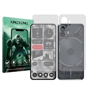 King Kong Tough model transparent screen protector suitable for Nothing Phone 2 mobile phone along with the back protector