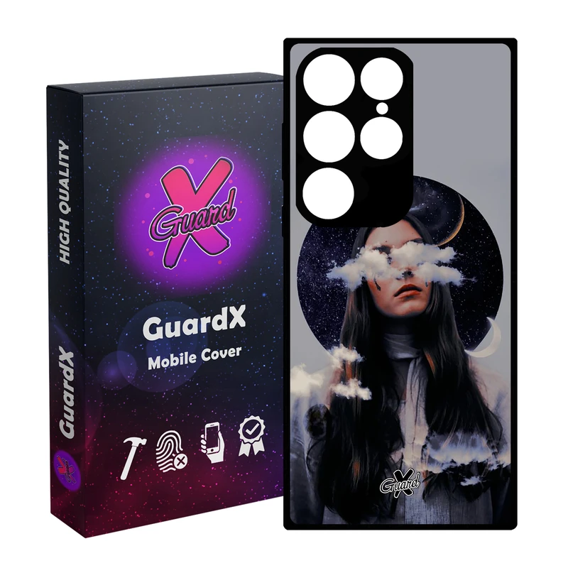 کاور گارد ایکس طرح Girl مدل Glass10011 مناسب برای گوشی موبایل سامسونگ Galaxy S24 Ultra