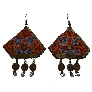 گوشواره سوزن دوزی کد B39