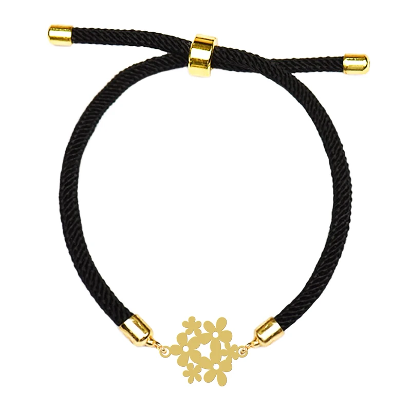 دستبند بندی زنانه هایکا مدل دسته گل کد d.ha454