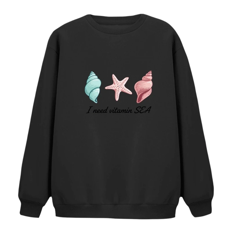 سویشرت زنانه مدل ویتامین سی 