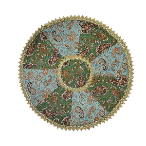 رومیزی ترمه مدل چهل تکه سالار کد F152