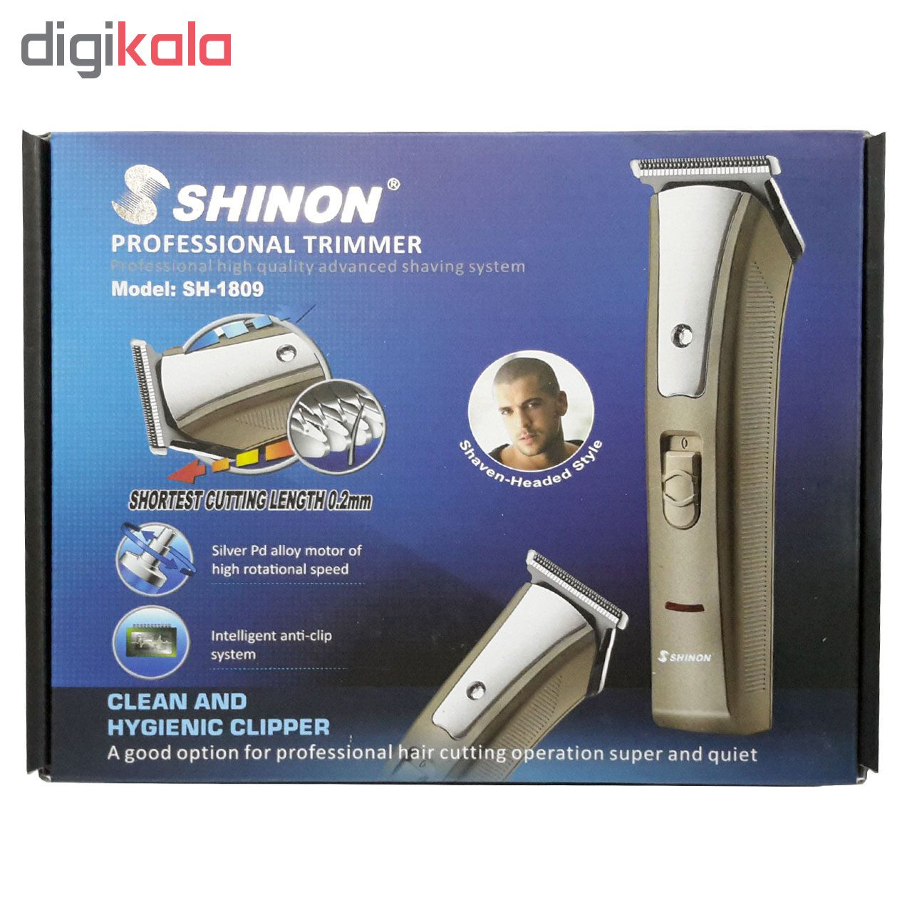 ماشین اصلاح سر و صورت شینون مدل SH-1809 ماشین اصلاح سر و صورت شینون مدل SH-1809
