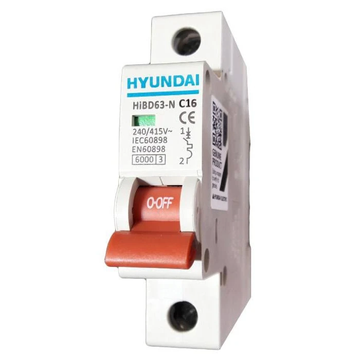 فیوز مینیاتوری تک فاز 16 آمپر کد C16