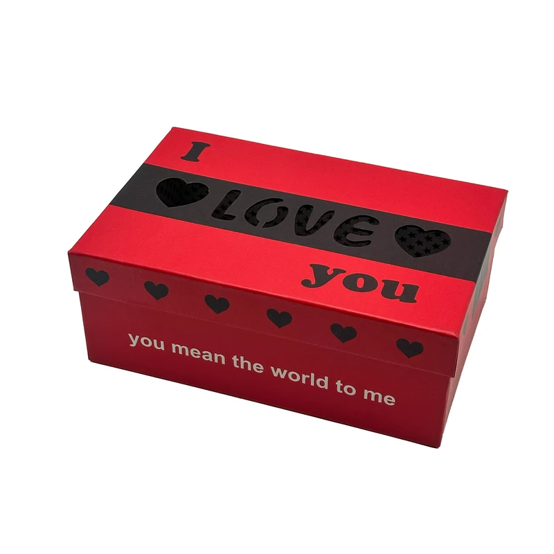 جعبه هدیه طرح قلب مدل LOVE کد 01