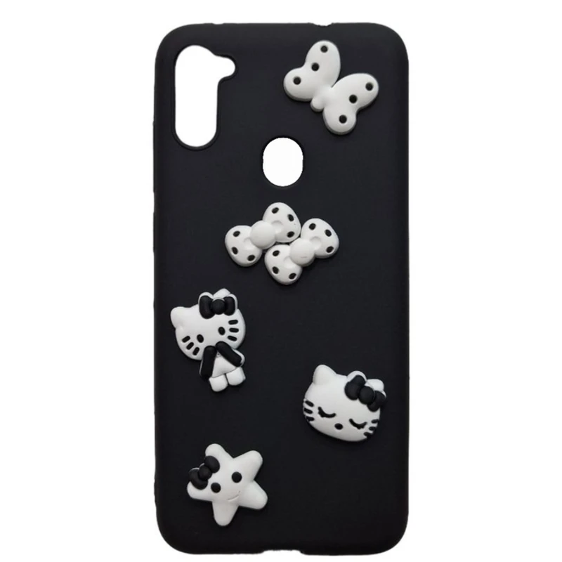 کاور طرح کیتی عروسکی مدل A11 مناسب برای گوشی موبایل سامسونگ Galaxy A11
