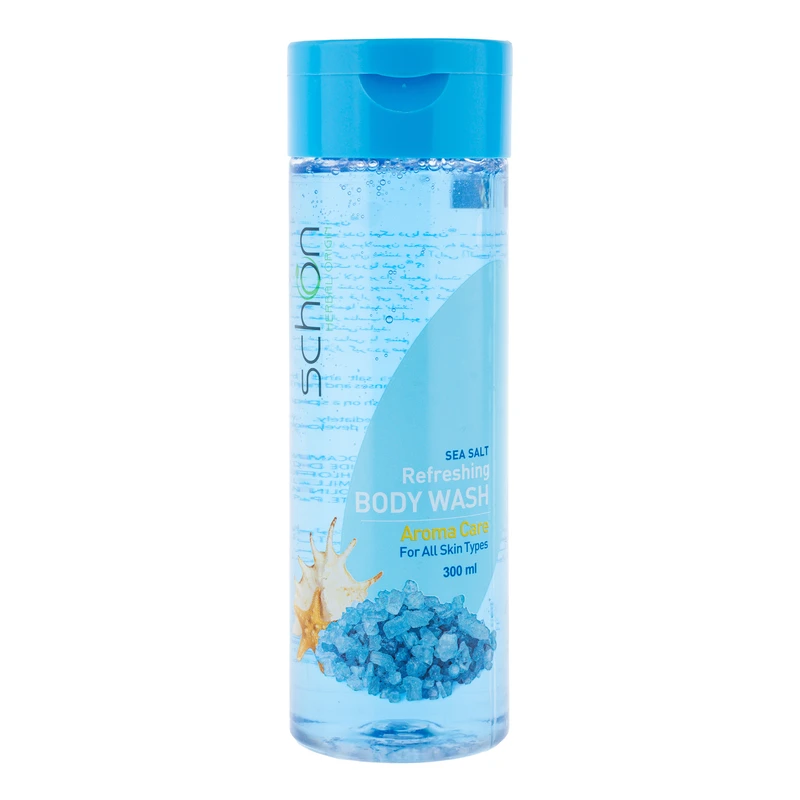 شامپو بدن شون مدل نمک دریا با رایحه خنک مناسب برای انواع پوست حجم 300 میلی لیتر