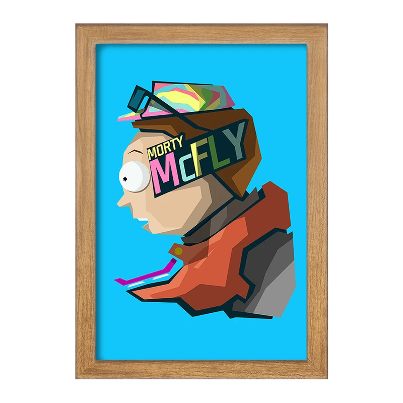 تابلو خندالو مدل انیمیشن ریک و مورتی Rick and Mort کد 26395