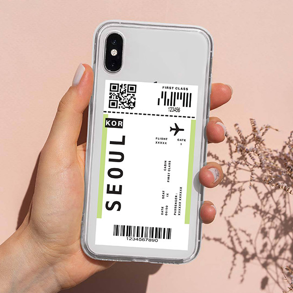 استیکر لپ تاپ مارکت میکس طرح تیکت سئول Seoul ticket کد 1125MMIX