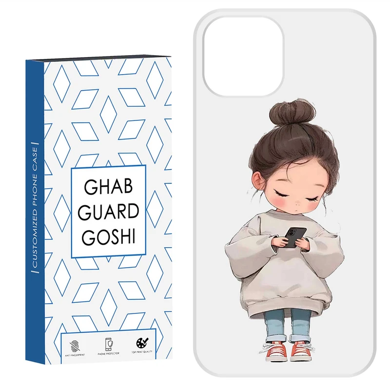 کاور قاب گارد گوشی طرح دختر ملوس کد Dimo-955 مناسب برای گوشی موبایل اپل  IPHONE 12 / 12 PRO   