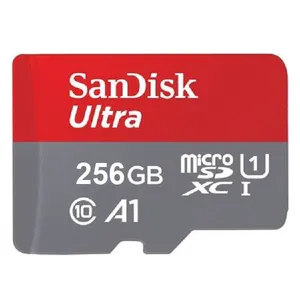  کارت حافظه microSDXC سن دیسک مدل Ultra A1 کلاس 10 استاندارد UHS-I سرعت 120MBps ظرفیت 256 گیگابایت