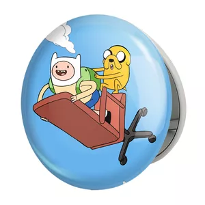 آینه جیبی خندالو طرح جیک و فین وقت ماجراجویی Adventure Time مدل تاشو کد 20832 