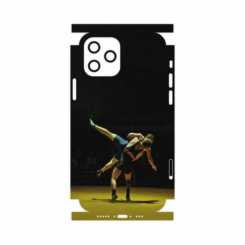 برچسب پوششی ماهوت مدل Wrestling-FullSkin مناسب برای گوشی موبایل اپل iPhone 12 Pro