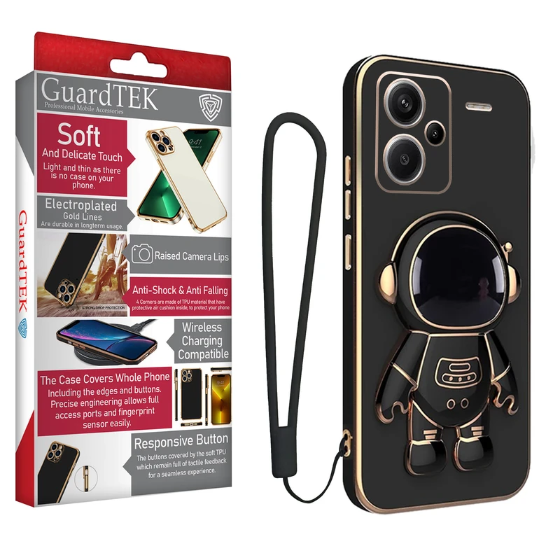 کاور گاردتک اساک مدل Astronaut Strap مناسب برای گوشی موبایل شیائومی Redmi Note 13 Pro Plus به همراه بند