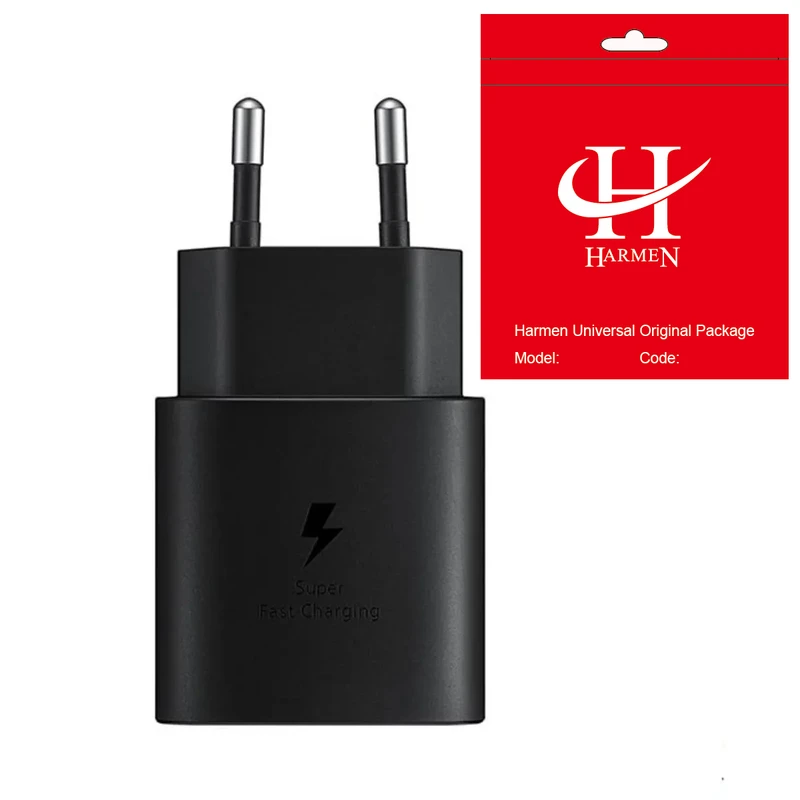 عکس شماره 3 : شارژر دیواری 25 وات هارمن مدل ep-ta800 2 pin