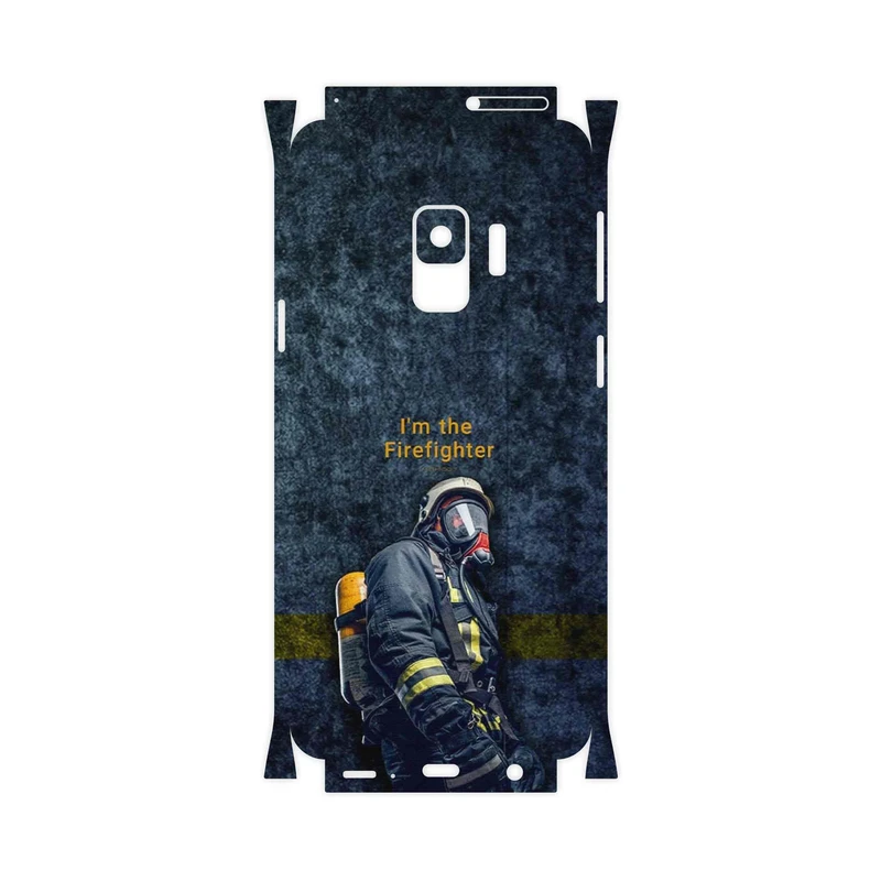 برچسب پوششی ماهوت مدل Firefighter-FullSkin مناسب برای گوشی موبایل سامسونگ Galaxy S9