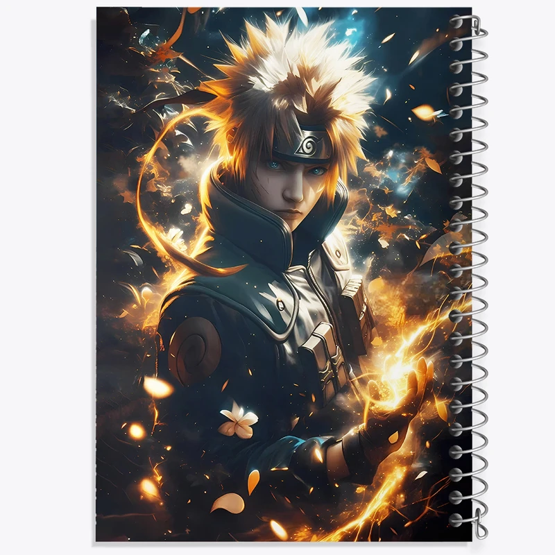 دفتر شطرنجی 50 برگ خندالو طرح انیمه ناروتو (Naruto) کد F5121