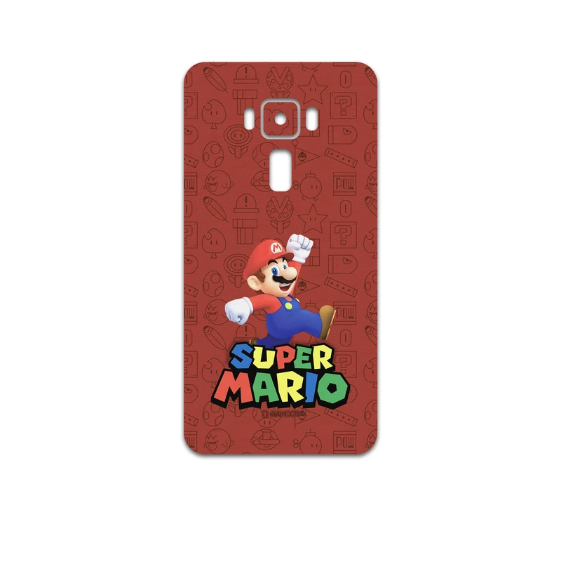برچسب پوششی ماهوت مدل Super-Mario-Game مناسب برای گوشی موبایل ایسوس Zenfone 3 ZE552KL