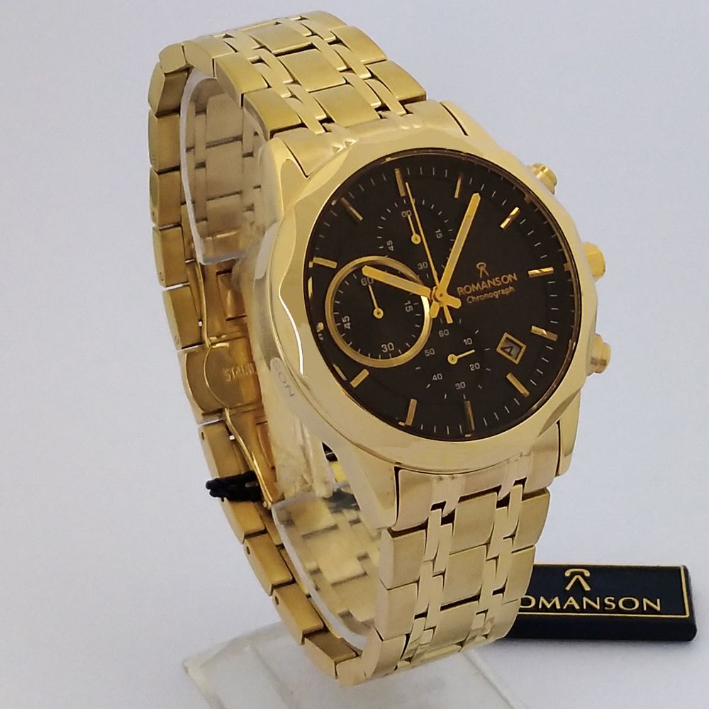 ساعت مچی عقربه‌ای کوارتز مردانه رومانسون مدل  بند فلزی کرنوگراف کد RM95 -  - 4