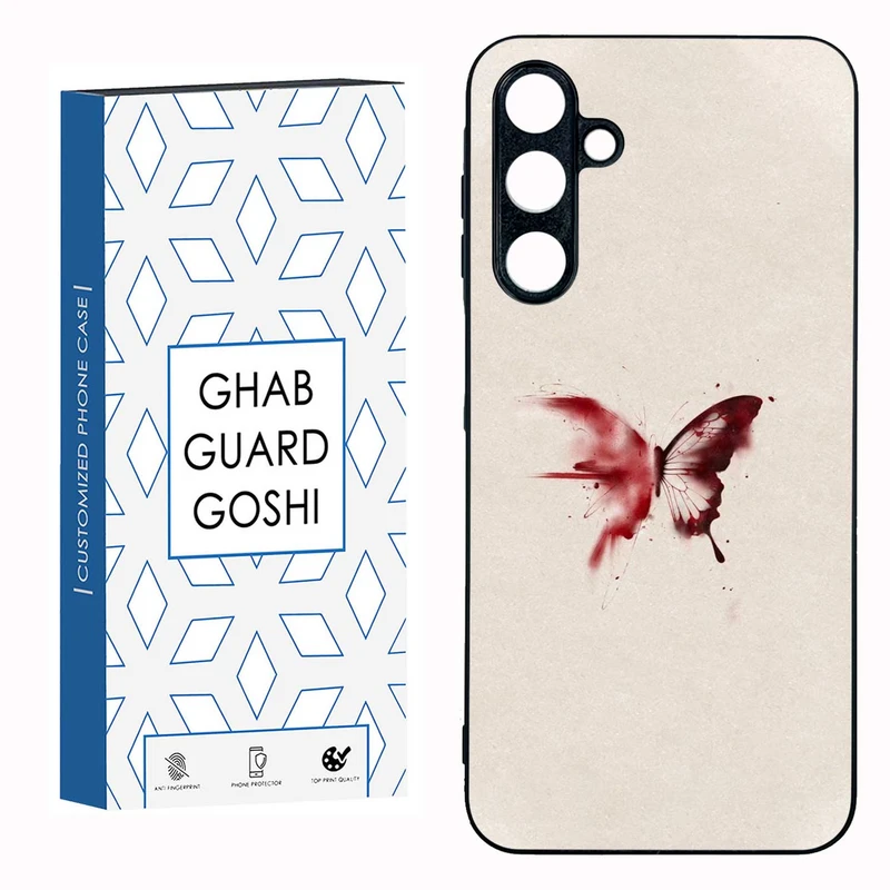 کاور قاب گارد گوشی طرح پروانه کد TPU-297 مناسب برای گوشی موبایل سامسونگ GALAXY A16