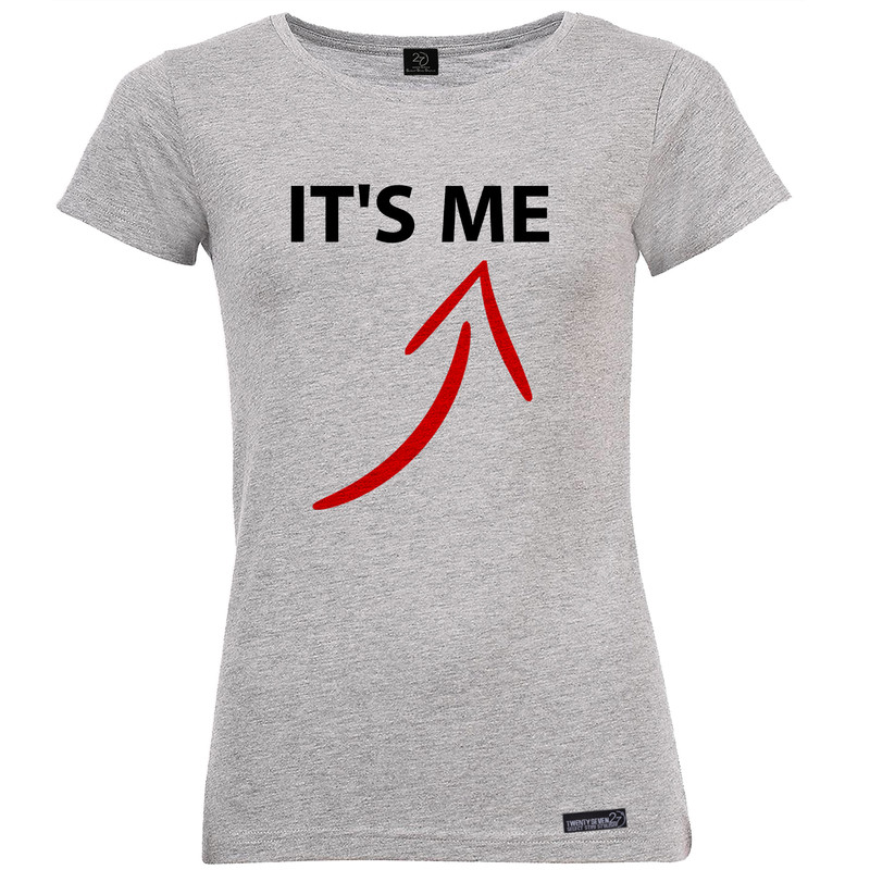 تی شرت آستین کوتاه زنانه 27 مدل Its Me کد MH977