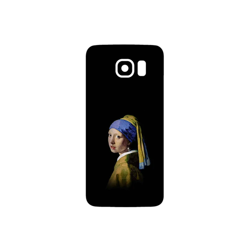 برچسب پوششی ماهوت مدل Girl with a Pearl Earring of Vermeer مناسب برای گوشی موبایل سامسونگ Galaxy S6