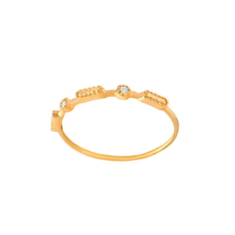 انگشتر طلا 18 عیار زنانه کیا گالری مدل AR469