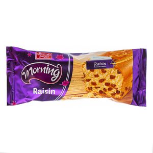 کیک صبحانه کشمشی شیرین عسل - 100 گرم بسته 24 عددی