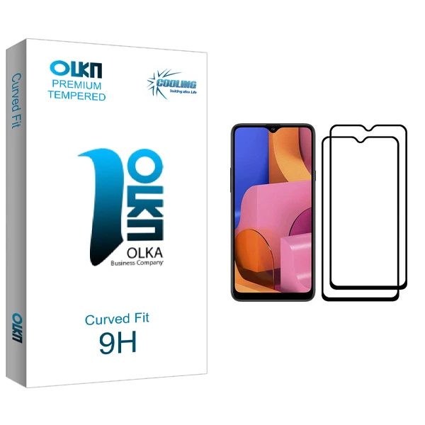 محافظ صفحه نمایش کولینگ مدل Olka glass مناسب برای گوشی موبایل سامسونگ Galaxy A20s بسته دو عددی