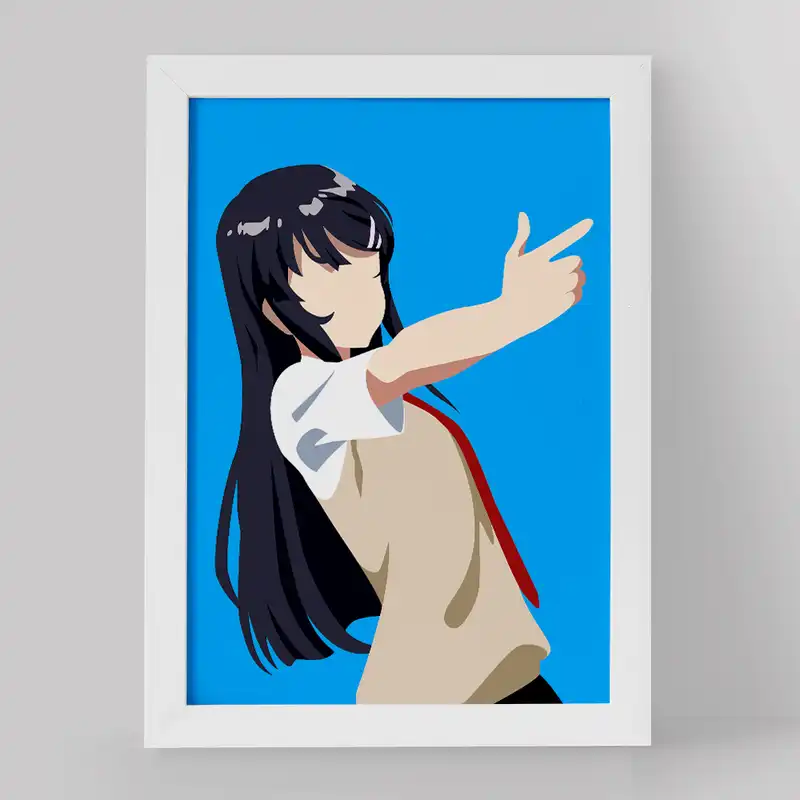 تابلو خندالو مدل مای انیمه بانی گرل سنپای کد 16436