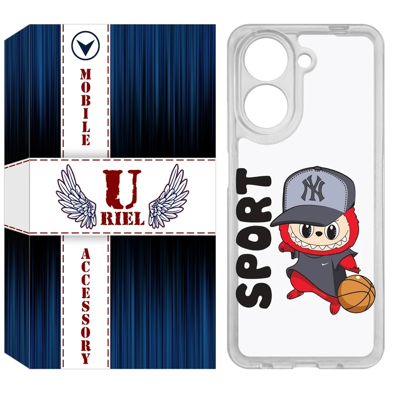 کاور یوریل مدل Clear کد 148 طرح لبوبو Labubu مناسب برای گوشی موبایل شیائومی Redmi A5 4G / Poco C71