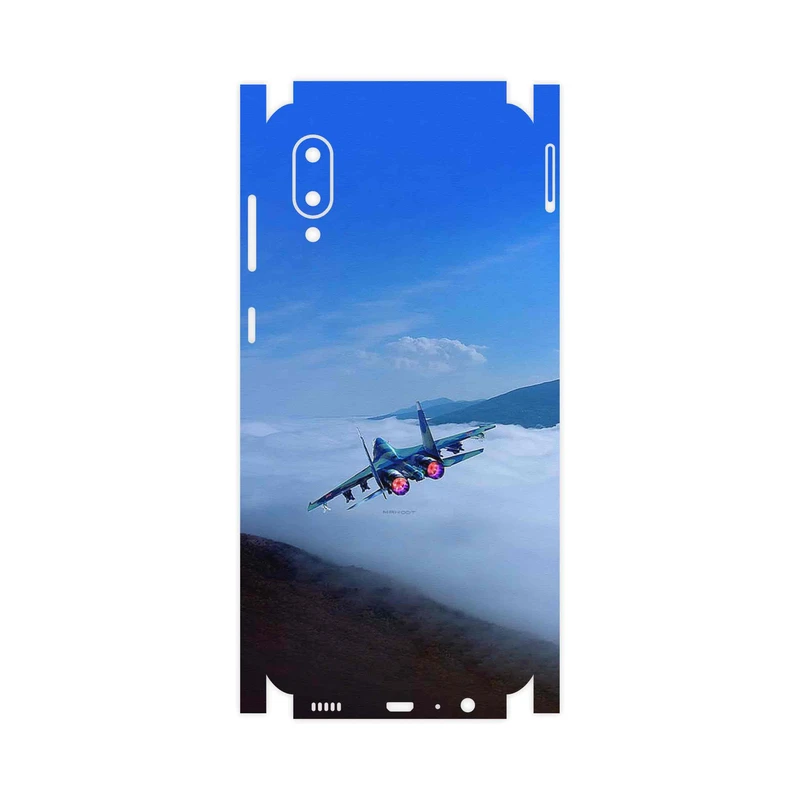 برچسب پوششی ماهوت مدل Fighter plane Su27-FullSkin مناسب برای گوشی موبایل سامسونگ Galaxy A02
