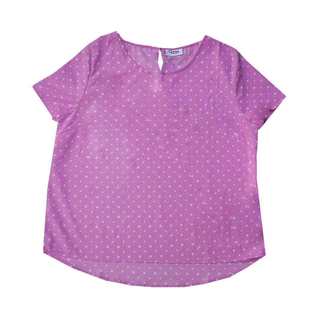 بلوز زنانه جینا مدل گلدار کد 3704 -  - 1