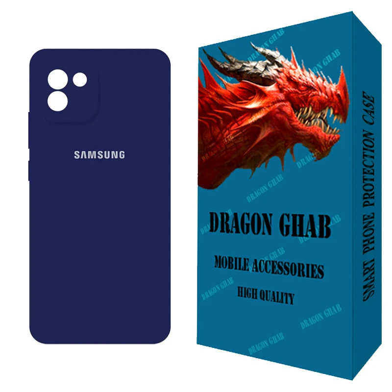 کاور دراگون قاب مدل سیلیکونی مناسب برای گوشی موبایل سامسونگ Galaxy A03 
