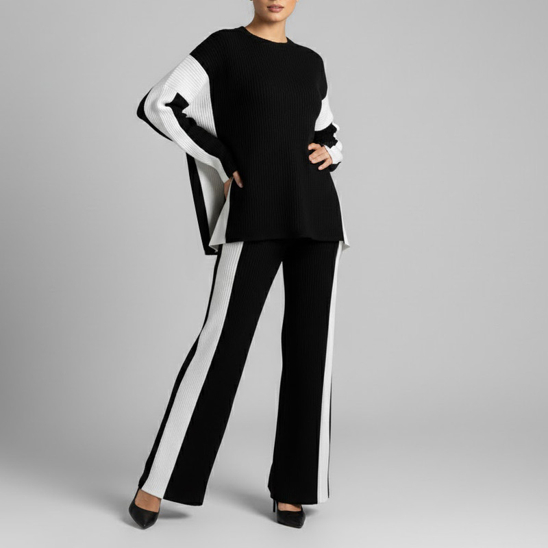 ست پلیور و شلوار زنانه سون پون مدل w206