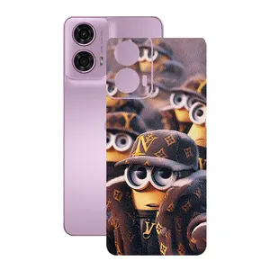 Remax cover sticker Leth model minion design suitable for Motorola Moto G24 mobile phone