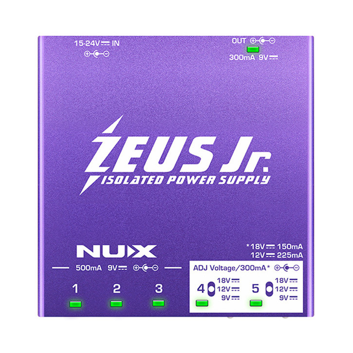 منبع تغذیه افکت گیتار ان یو ایکس مدل NUX ZEUS Jr