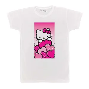 تی شرت بچگانه پرمانه طرح Kitty کد pmt.2383