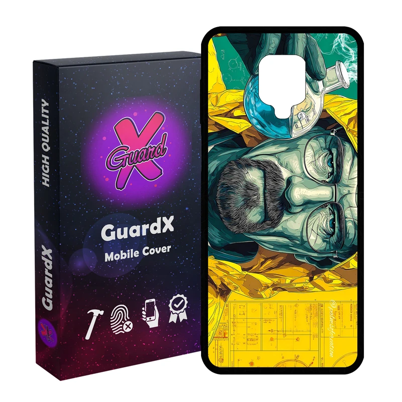 کاور گارد ایکس طرح Walter White مدل 11072 مناسب برای گوشی موبایل شیائومی Redmi Note9 Pro/Note 9 Pro Max/Redmi Note 9S/MI Poco M2 Pro