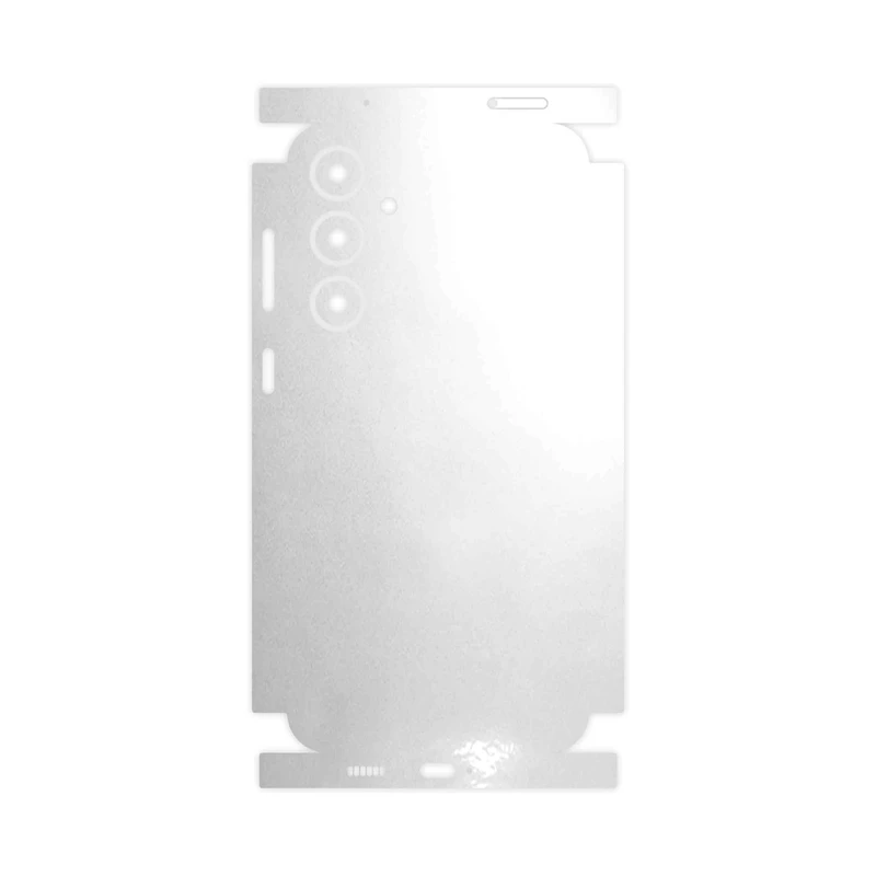برچسب پوششی ماهوت مدل Metallic-White-FullSkin مناسب برای گوشی موبایل سامسونگ Galaxy S23 FE