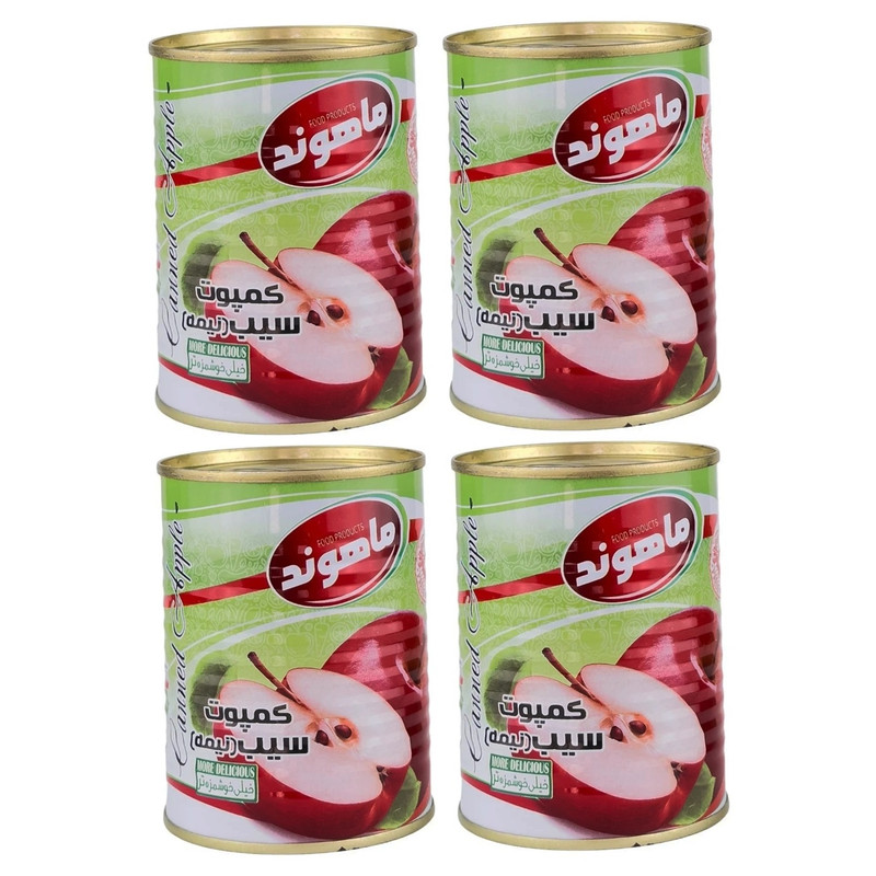 کمپوت سیب ماهوند - 350 گرم مجموعه چهار عددی