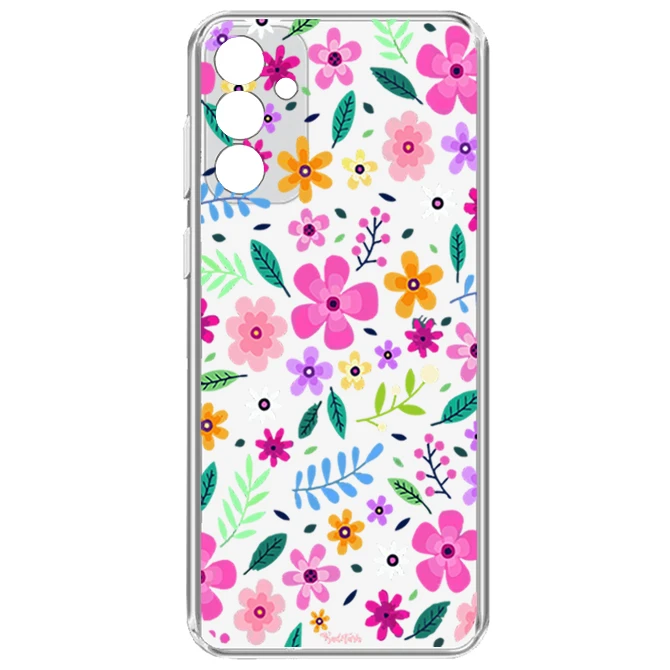 کاور طرح گل مناسب برای گوشی موبایل سامسونگ  Galaxy A55