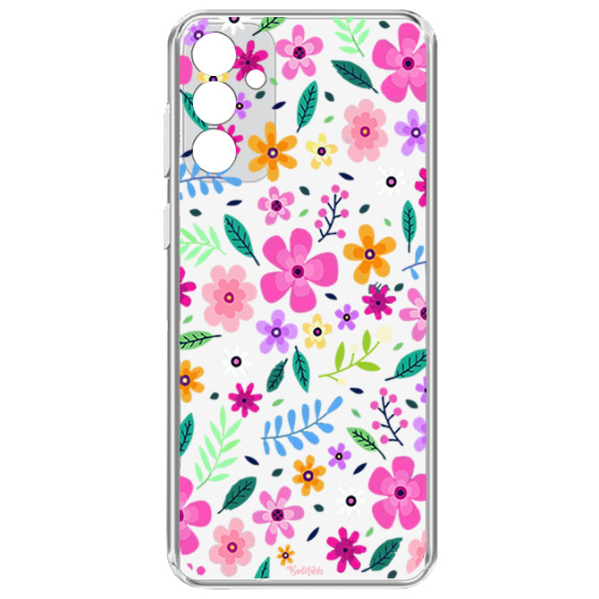 کاور طرح گل مناسب برای گوشی موبایل سامسونگ  Galaxy A55