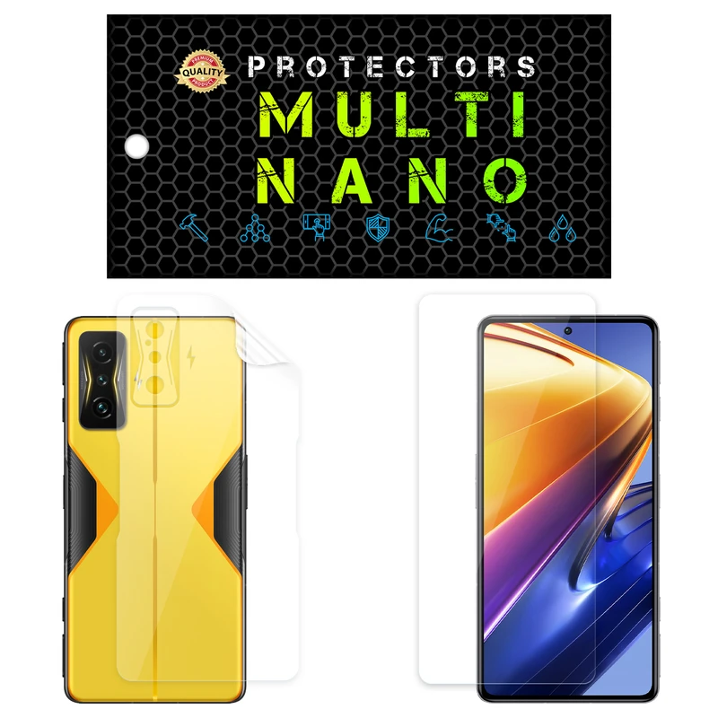 محافظ صفحه نمایش مولتی نانو مدل X-SFT مناسب برای گوشی موبایل شیائومی Redmi K50 Gaming به همراه محافظ پشت