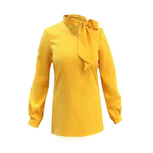بلوز زنانه مدل یقه کراواتی